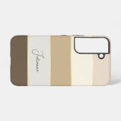 Aangepaste Zomerkleuren Kleurenblok Strepen Samsung Galaxy Hoesje (Achterkant horizontaal)