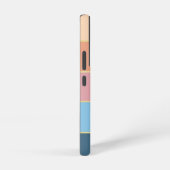 Aangepaste Zomerkleuren Kleurenblok Strepen Samsung Galaxy Hoesje (Rechterkant)