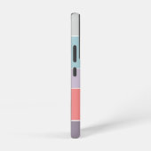 Aangepaste Zomerkleuren Kleurenblok Strepen Samsung Galaxy Hoesje (Rechterkant)