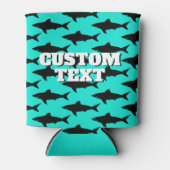 Aangepaste zomerse koelbox met haaienzijde blikjeskoeler (Voorkant)