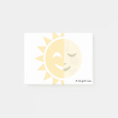 Aangepaste zon en maan post-it® notes (Voorkant)