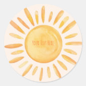 Aangepaste zon Stickers (Voorkant)