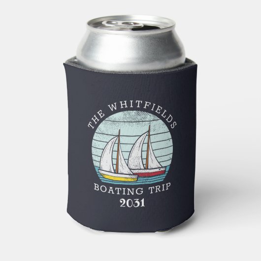 Aangepaste zonerevakantie voor bootzalen Zomer Zom Blikjeskoeler (Blikje Achterkant)