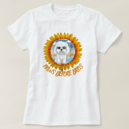 Aangepaste Zonnebloem Foto met jouw tekst T-Shirt