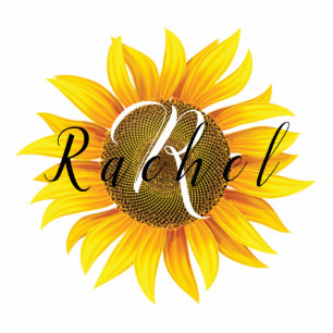 Aangepaste zonnebloem fotobeeldje magneet