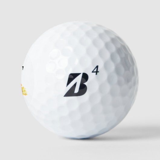 Aangepaste zonnebloem golfballen (Logo)