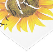 Aangepaste zonnebloem medium tafelloper (Hoek)