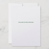 Aangepaste Zonnebloem Moederdag Kaart - Beste Mam (Achterkant)