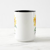 Aangepaste Zonnebloem Mok voor Mama, Oma of Nieuwe (Midden)