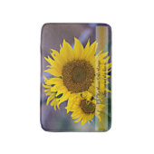 Aangepaste zonnebloemen close-up foto badmat (Voorkant Verticaal)