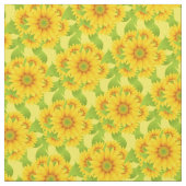 Aangepaste zonnebloemen stof (Close Up)