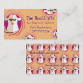 Aangepaste zonnebrillen voor het breien van haak visitekaartje (Voorkant / Achterkant)