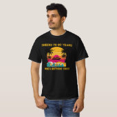 Aangepaste zonsondergang 60e verjaardag cruise bem t-shirt (Voorkant volledig)