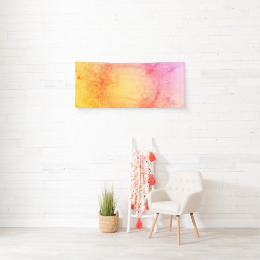 Aangepaste Zonsondergang Gradiënt Banner - Elegant (Insitu)