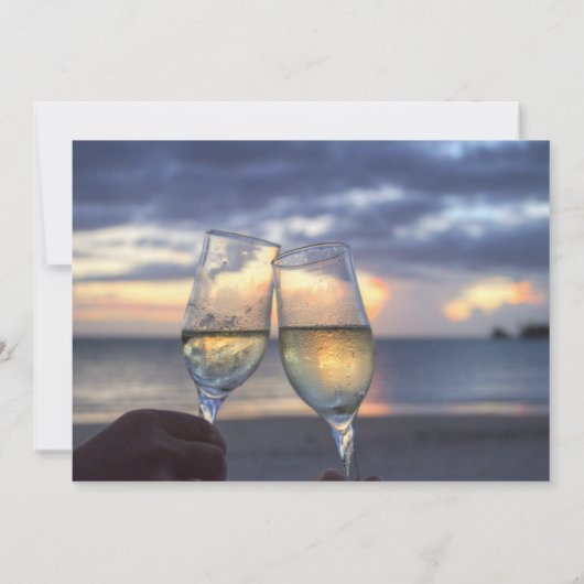 Aangepaste zonsondergang op de wedstrijd kaart (Achterkant)