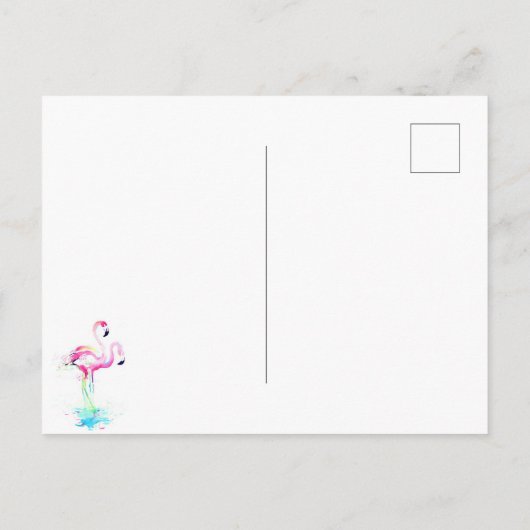 Aangepaste Zonsondergang Strand MIAMI BEACH Florid Briefkaart (Achterkant)