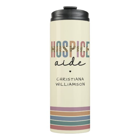 Aangepaste zorg voor hospice Aide Hospice Verpleeg Thermosbeker (Voorkant)