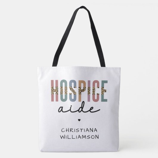 Aangepaste zorg voor hospice Aide Hospice Verpleeg Tote Bag (Voorkant)
