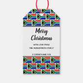 Aangepaste Zuid-Afrikaanse vlag Cadeaulabel (Voorkant)