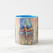 aangepaste Zuidwest-stijlBoots KoffieMok Tweekleurige Koffiemok (Center)