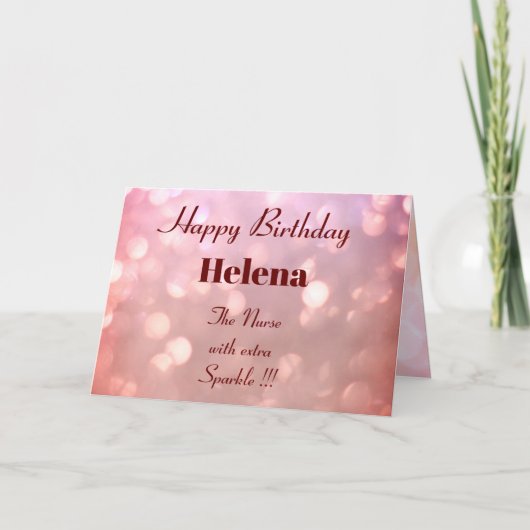 Aangepaste zuster Birthday Kaart (Voorkant)