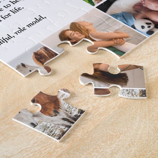 Aangepaste zuster definitie citaat 14 foto collage legpuzzel (Zijkant)