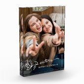 Aangepaste Zusters Broer Zusje Keepsake Fotoblok (Links)