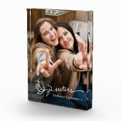 Aangepaste Zusters Broer Zusje Keepsake Fotoblok (Rechts)