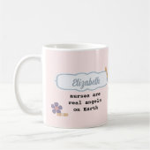 Aangepaste zuster's naam Teddy Bear Design Gift Mo Koffiemok (Links)