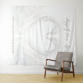 Aangepaste Zwaan Huwelijk Achtergrond Wandkleed (In Situ (horizontaal))