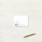 Aangepaste Zwanenmeer Post-it® Notes (Op bureau)