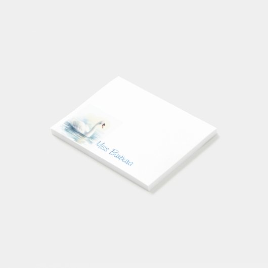 Aangepaste Zwanenmeer  Post-it® Notes (Schuin)