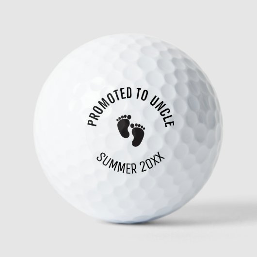 Aangepaste zwangerschapsaankondiging grootouder on golfballen (Voorkant)