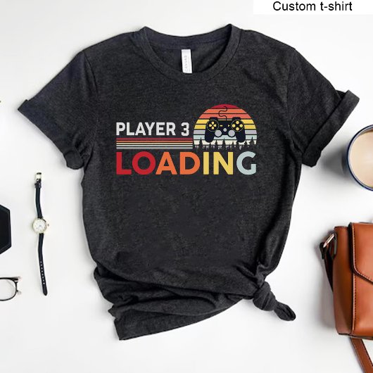 Aangepaste  zwangerschapsaankondiging voor pasgebo t-shirt