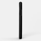 Aangepaste zwart 7 foto vierkante Sjabloon Case-Mate iPhone Case (Achterkant/rechts)