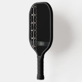 Aangepaste zwart en chroom gepersonaliseerd pickleball paddle (Links)