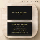 Aangepaste zwart en goud Premium Professional Visitekaartje