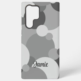 Aangepaste zwart-grijze molecule Samsung Phone Cas Samsung Galaxy Hoesje