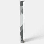 Aangepaste zwart-grijze molecule Samsung Phone Cas Samsung Galaxy Hoesje (Linkerkant)