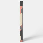 Aangepaste zwart-rode molecule Samsung Phone Case Galaxy Hoesje (Linkerkant)