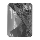 Aangepaste zwart-wit foto koelkast magneet (Verticaal)