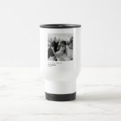 Aangepaste zwart-wit foto– Love You Forever Reisbeker (Center)
