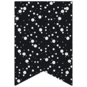 Aangepaste zwart & wit laurierkrans Afstuderen Vlaggetjes (Eerste vlag)