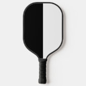 Aangepaste zwart-wit pickleball paddle (Achterkant)
