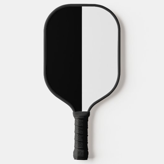 Aangepaste zwart-wit pickleball paddle (Achterkant)