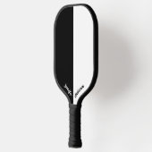 Aangepaste zwart-wit pickleball paddle (Links)