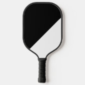 Aangepaste zwart-wit pickleball paddle (Achterkant)