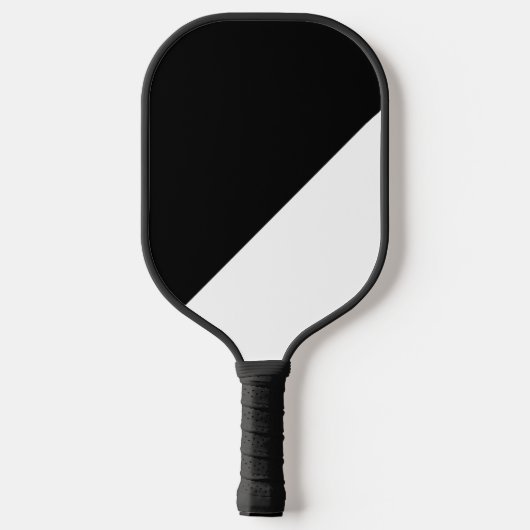 Aangepaste zwart-wit pickleball paddle (Achterkant)