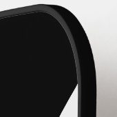 Aangepaste zwart-wit pickleball paddle (Links Detail)