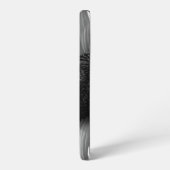 Aangepaste Zwart & Wit Zonnebloem Samsung Galaxy H Samsung Galaxy Hoesje (Linkerkant)